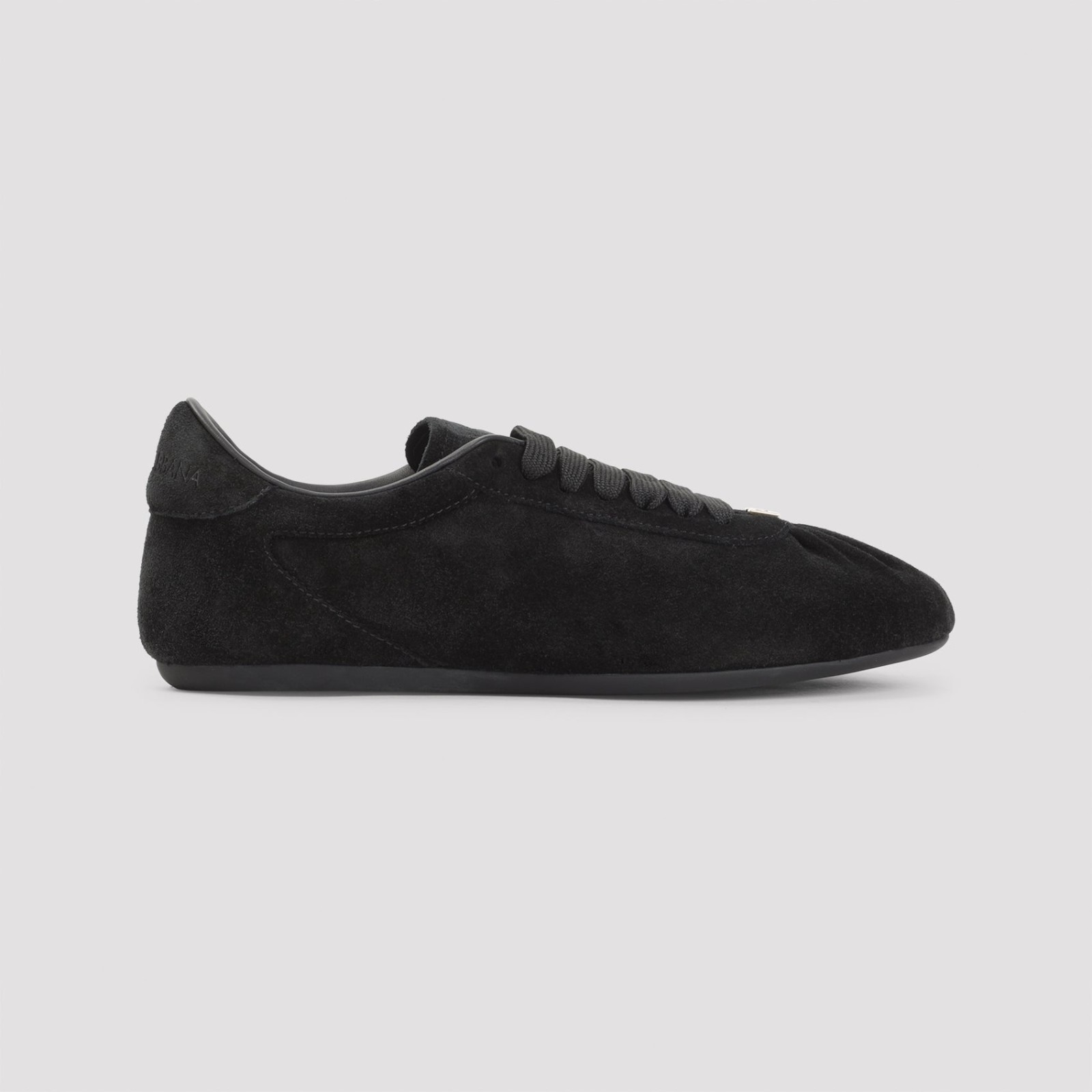 DOLCE & GABBANA Black Suede Sneakers New & Authentic