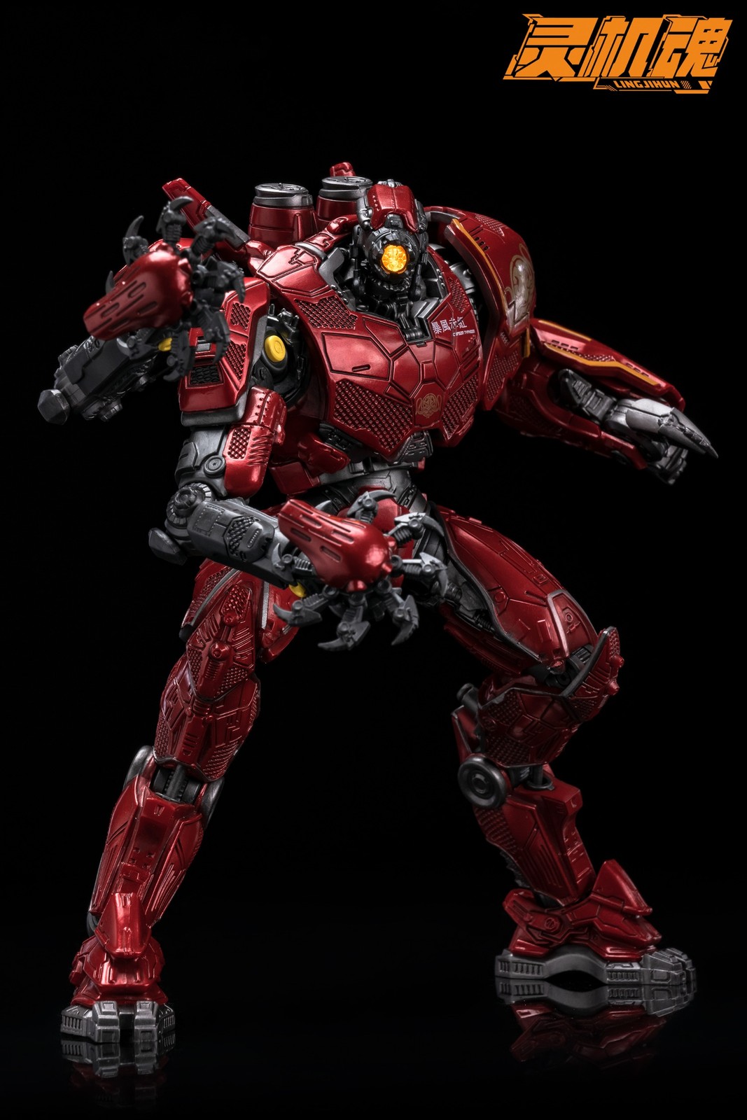 Crimson Typhoon Lite Ver Mech Toy Action Figure LINGJIHUN Pacific Rim Collection