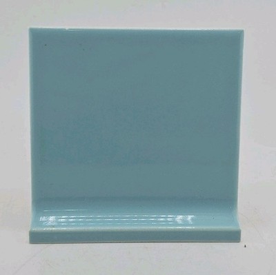  Vintage American Olean Ceramic Tile: Turquoise Cove Base 4.25'' X 4.25'' NOS
