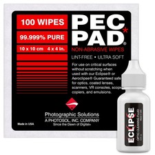 Eclipse Optic Cleaning Fluid 15ml 0.5oz 0.5 oz and PEC-PAD, Black
