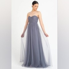 Jenny Yoo BHLDN Anthropologie Annabelle Tulle Bridesmaids Dress In 8 NWT