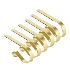 Christmas Stocking Holders 6pcs Stocking Hanger Set, Suitable 6pcs gold-2
