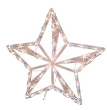 Star Christmas Window Display Light Up Decoration Indoor Outdoor 15"