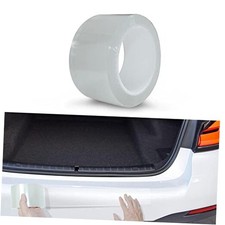 Ouzorp Car Door Edge Guards, Car Wrap Film 5D Gloss Black 2.7In x 33Ft Clear