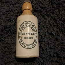 Old Vintage Antique. Ginger Beer . E Harding & Cos. Gloucester. Gloucestershire.