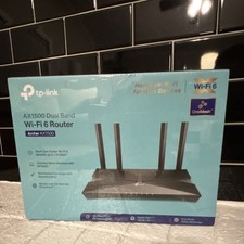 TP-LINK Archer AX1500 Wi-Fi 6 Dual-Band OneMesh Router 1.5Gbps 4-Port