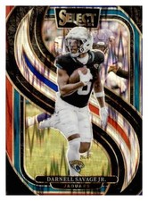 2024 Panini Select #144 Darnell Savage Jr. Red & Blue Prizm Shock