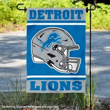 Detroit Lions Helmet Official Garden Yard Banner Flag