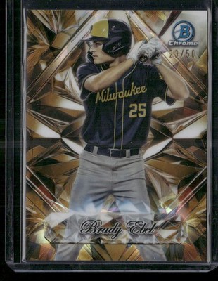 2025 Bowman Draft #SS-9 Brady Abel Sapphire Selections Gold /50