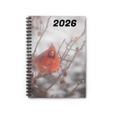 2026 Cardinal Spiral Notebook - Perfect for Gifts, Journaling, Daily ... 