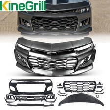 Front Bumper Kit For 2010-15 Chevy Camaro 5th To 6th Gen 1le Style W Grillelip Front Bumper Kit For 2010-15 Chevy Camaro 5th To 6th Gen 1le Style W Grillelip