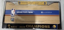 2018 Golden State Warriors Champions License Plate Frame 12x6