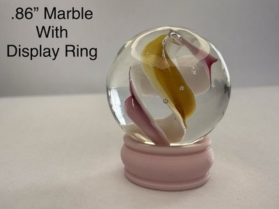 Glass Marble With Display lot #8542 See Photos Descriptions