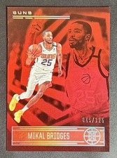 2020 Panini Illusions Mikal Bridges #56 - Ruby /125