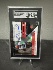 2018 panini unparalleled denzel ward autographed Rookie *RARE*