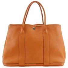 HERMES Garden party 36 PM Tote Bag Orange Negonda Women