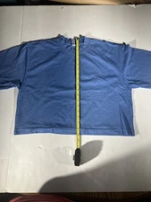 Los Angeles Apparel. Half Shirt. Blue