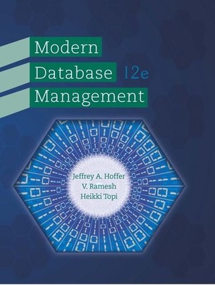 Modern Database Management - hardcover Hoffer, Jeffrey|Venkataraman, Ramesh|...