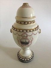 Bing and Grondahl Unika lidded vase by Emma Kongsboll and Hans Tegner