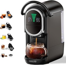 CAFELFFE 4 in 1 macchina a capsule MK-609S 19 bar 7 livelli per Nes/ESE/macinata