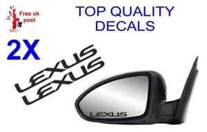 2 X Lexus aile miroir autocollants autocollant