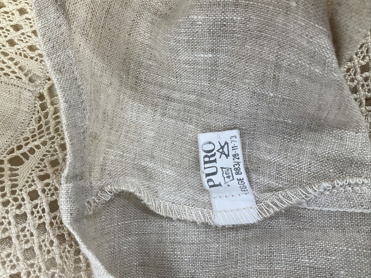 Puro Lino 100% Linen ITALY Top T-Shirt Neutral Lightweight