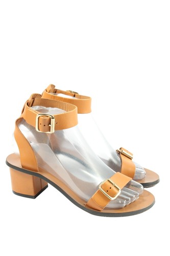 Sandales à Talons Hauts Evaluna - Taille 39 EU - Bleu Cuir - Occasion Bon état