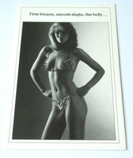 Vtg Card California Dreamers 1984 Firm Breasts Smooth Thighs Flat Belly Bikini