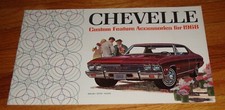 1968 Chevrolet Chevelle Custom Feature Accessories Sales Brochure