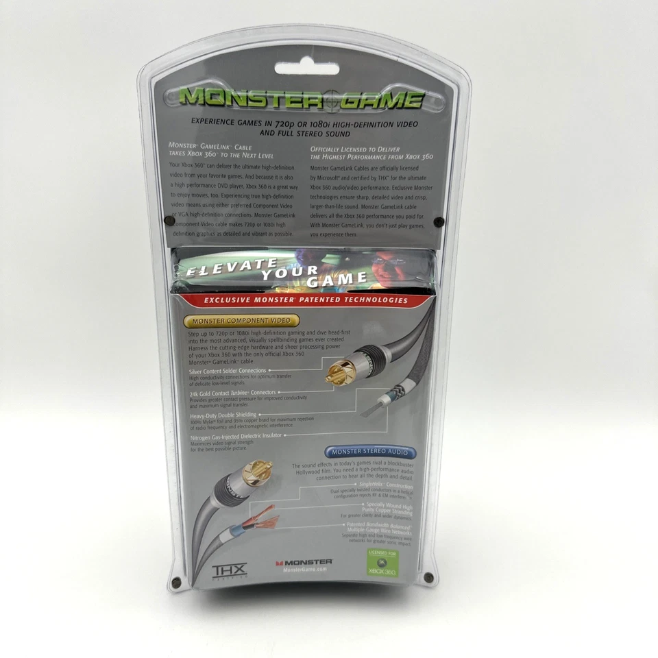 Monster Cable GameLink Component Video & Stereo Audio Kit for Xbox 360 - 10 Ft - Image 3 of 4