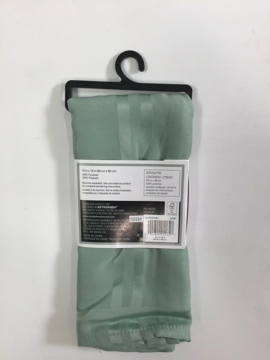 Wamsutta Sage Microfiber Napkin Set 2 pk 19 x19 NEW eBay