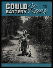 Gould Battery News Magazine June 1956 Vintage Fisher Boy Cover 121421WEEM