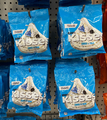 NEW Hershey s Kisses Special Edition  Cookies N Cream Flavor Kisses- LOT OF 4 