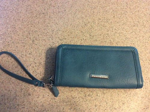 NUEVA PULSERA BILLETERA ENZO ANGIOLINI AZUL CREMALLERA