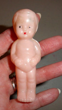 Vintage Celluloid doll Unisex 3 1/4 inch