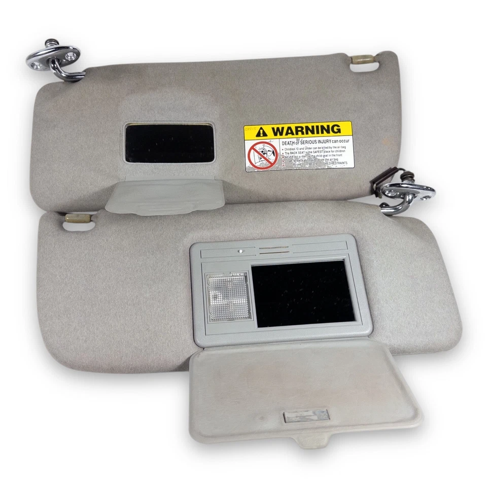 Juego de pares de parasoles grises Isuzu Oasis 1996-1999 lado conductor y pasajero Foto 4 de 4