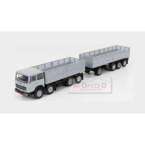 1:87 BREKINA PLAST Fiat 691 Truck Millepiedi 4-Assi 1961 Gray BRE58533 - Immagine 2 di 2