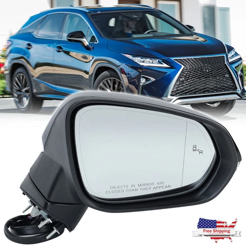 Right Side Mirror Power Folding for 2016-2022 Lexus RX 350 350L 450h 450hL 15Pin