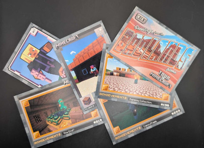 2024 Panini Minecraft Stone Parallel 6 Card Lot