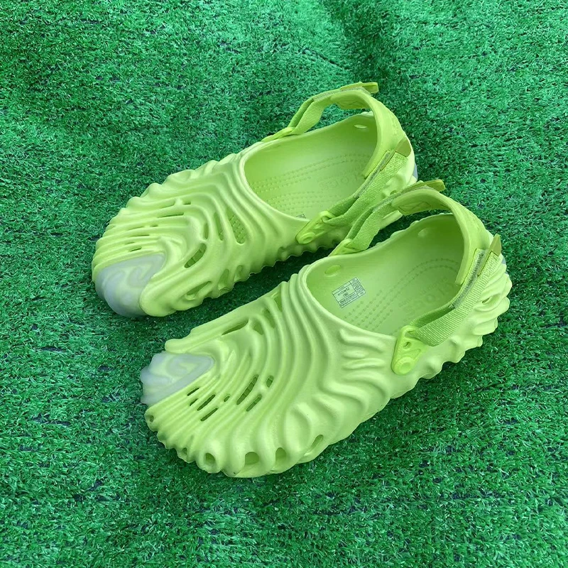 Мужские сандалии Salehe Bembury X Crocs The Pollex Clog «Ube» флуоресцентно-зеленые - Изображение 2 из 2