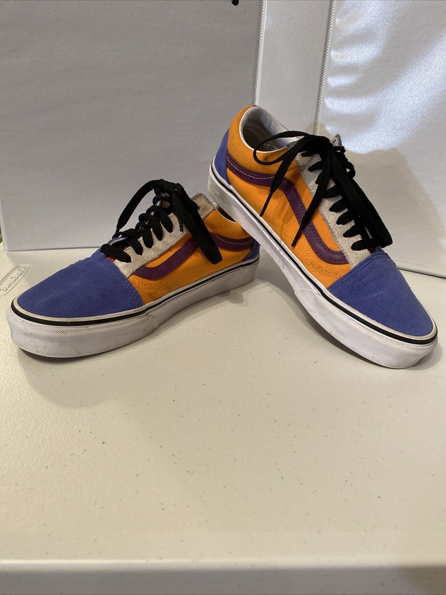 Vans Old Skool Suede Mix & Match Blue Orange Purple Pink