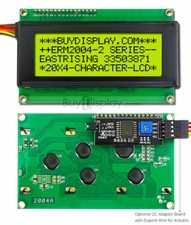Yellow IIC/I2C Serial 2004 20x4 Character LCD Display Module Arduino w/Library