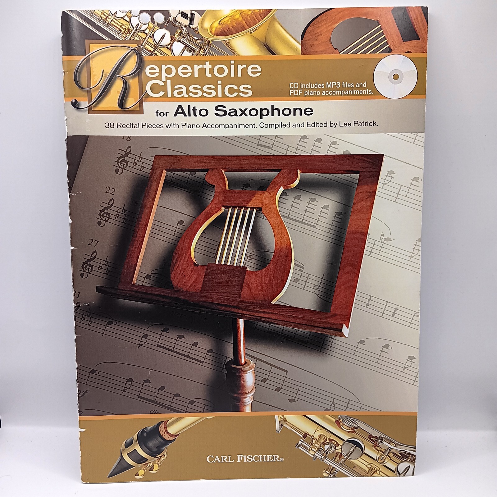 Repertoire Classics Alto Saxophone & CD 38 Recital Pieces With Piano Book