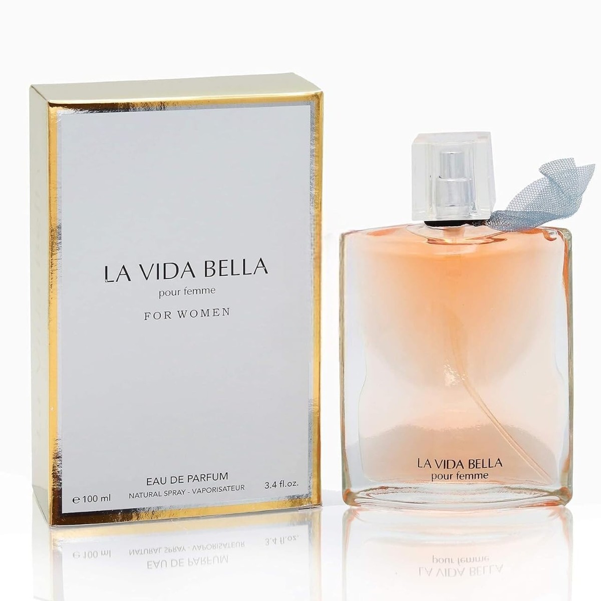 LA VIDA BELLA POUR FEMME EAU DE PARFUM SPRAY FOR WOMEN 3.4 Oz