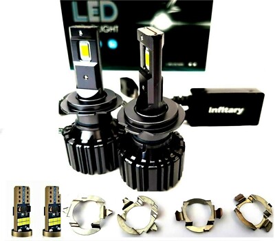 For BMW 5 Series (E60 / E61) INFITARY H7 LED Headlight Bulbs CAN-bus Error Free