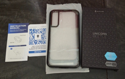 SUPCASE Unicorn Beetle Phone Case for Samsung Galaxy S22+ S22 Plus Clear/Black