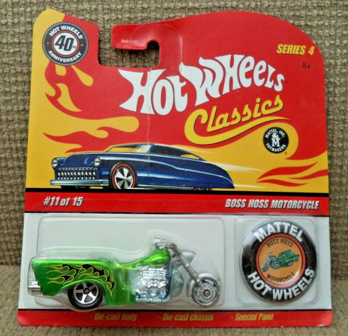 ミニカー Hot Wheels BOSS HOSS MOTORCYCLE HOT WHEELS CLASSICS BOSS HOSS MOTORCYCLE SERIES 4 #11/15 *NEW* | eBay