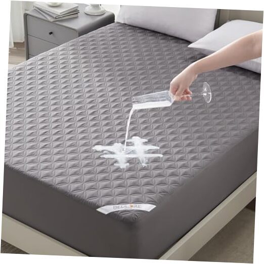 Waterproof Mattress Protector, Noiseless Queen Size Queen(60