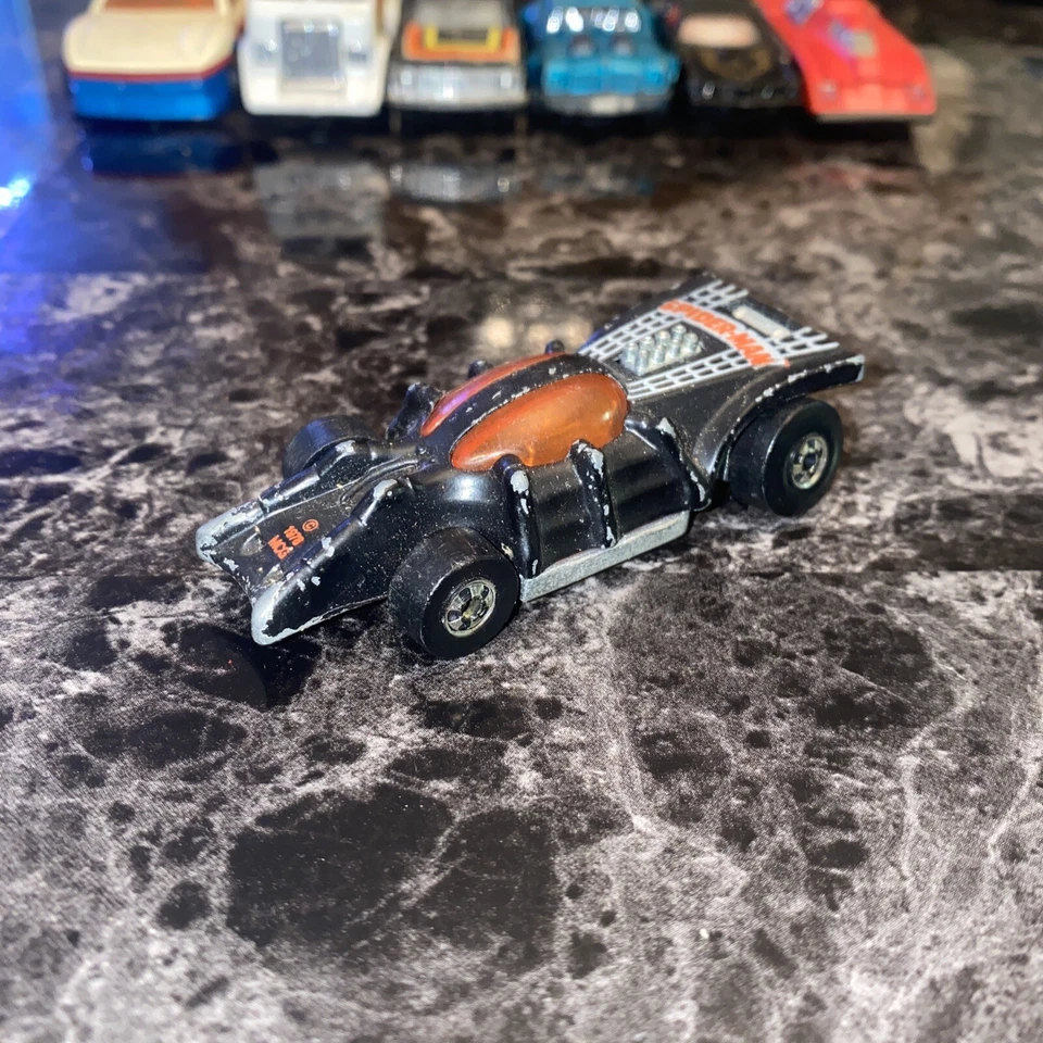 Coche Mattel Hot Wheels Super Hero Spider-Man Hong Kong 1970’s 1975 de colección raro Foto 2 de 4