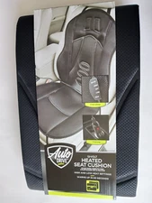 HEATED CAR SEAT CUSHION 12V By AUTO-DRIVE Adjustable Heat Setting NEW